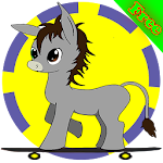 Baby Donkey On A Skateboard Apk