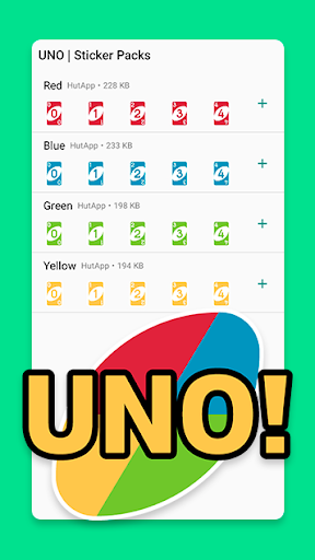 UNO Stickers for Chat WAStickerApps