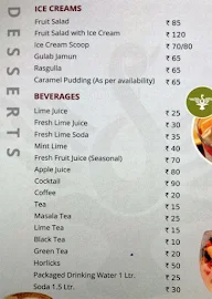 Surya Restaurant menu 3