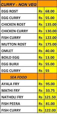 Joys Kuttanadu Restaurant menu 2