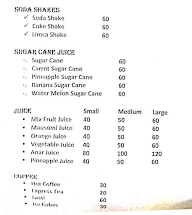 Delhi Juice And Shakes menu 2