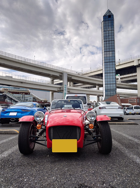 セブン160のオープンカー・ドライブ・大黒PAに関するカスタム事例の投稿画像1枚目
