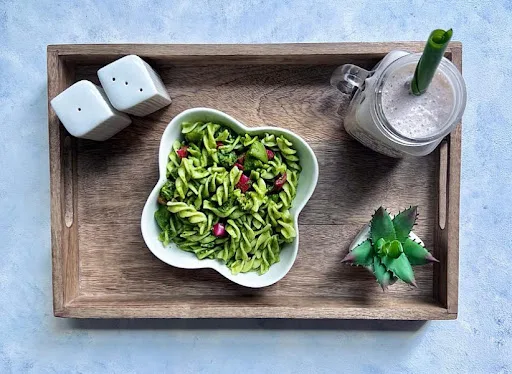 Paneer Basil Pesto Pasta