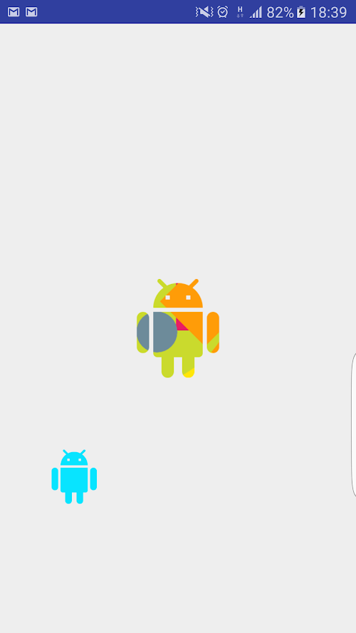 Android application Material Animation Sample screenshort