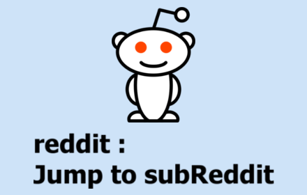 Reddit : Jump to subReddit Preview image 0