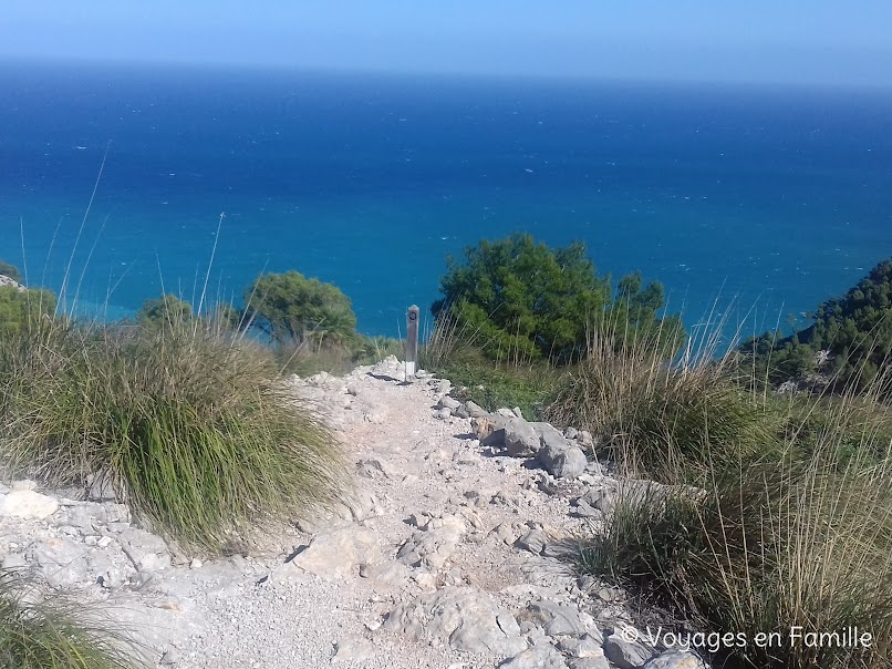 talaia alcudia, descente coll baix