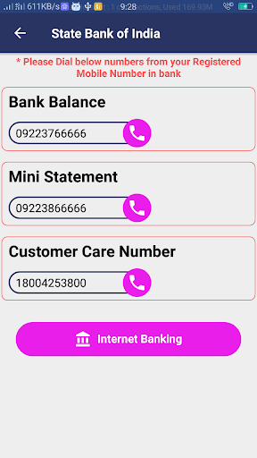 Bank Balance Inquiry - All Bank Balance Check