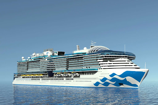 Sun-Princess-rendering.jpg - A digital rendering of Sun Princess, Princess Cruises' largest ship, which debuted in February 2024.