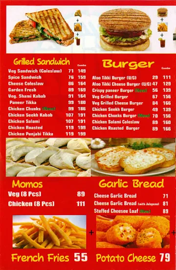 Grillz- Dilli Haat menu 