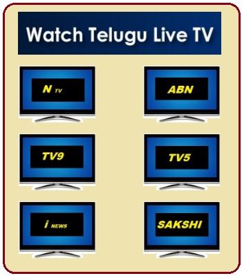 Mobile Telugu Live TV Channels Screen 1