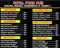 Royal Food Hub menu 1