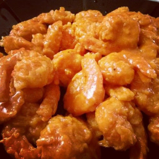 From Instagram: Buffalo fried shrimp, Iris http://instagram.com/p/rDNSJovYKM/