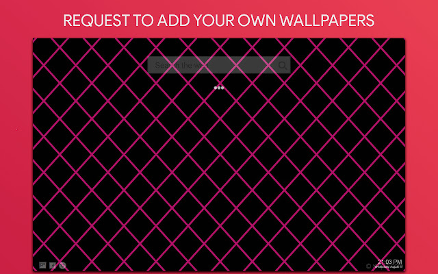 Black And Pink Wallpaper HD Custom New Tab