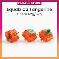 Equalz C3 Tangerine Switch C3 Tangerine 62G/67G Equalz Tangerine Linear Switch Công Tắc Bàn Phím Cơ - Polabe Store