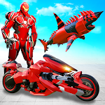 Cover Image of 下载 Robot Shark Attack: Transform Robot Shark Games 18 APK