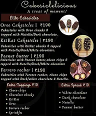 Cakesiclelicious menu 3