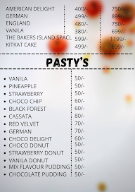 The Bakers Island menu 2