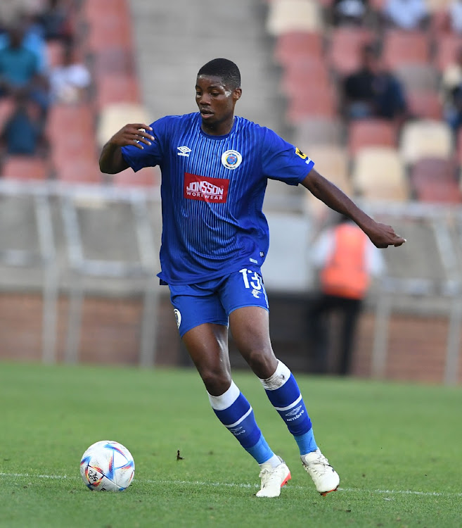 Ime Okon of SuperSport United. Picture: PHILIP MAETA