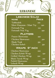 D Hunger's menu 4