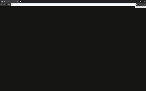 Fairly Dark Blank New Tab