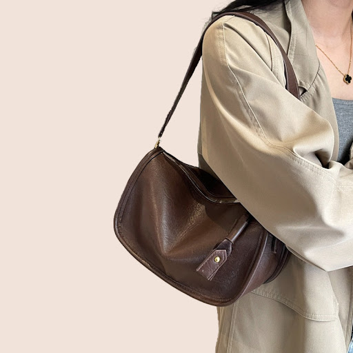 Title 4, Womens Boston Bag Soft Leather Large Capacity ...