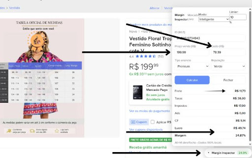 Margin Inspector screenshot 2