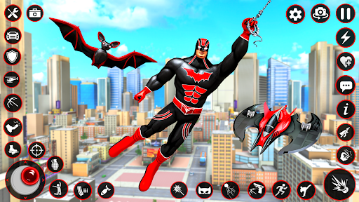 Screenshot Bat Hero Dark Crime City Game