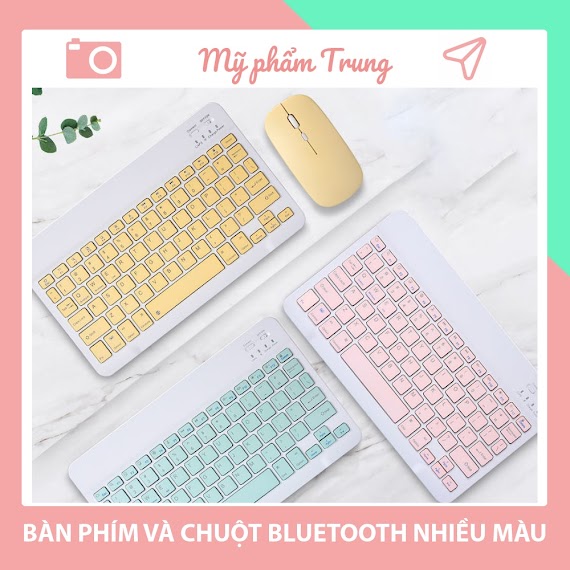 Bộ Bàn Phím Bluetooth 10 Inch/7 Inch Và Chuột Bluetooth, Thích Hợp Cho Tablet Táo/Tablet