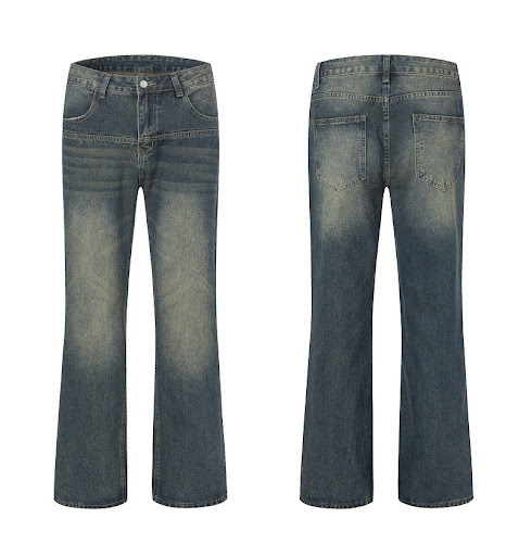 Title 5, Mens and Womens Loose Straight Mop Pants Comf...