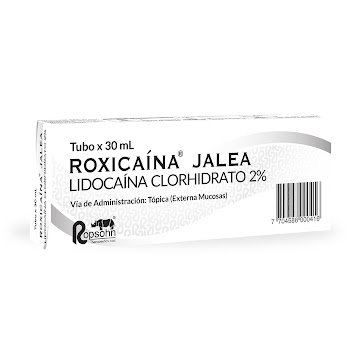 Roxicaina Lidocaína Clorhidrato 2% Ropsohn Jalea Tubo x 30 ml  