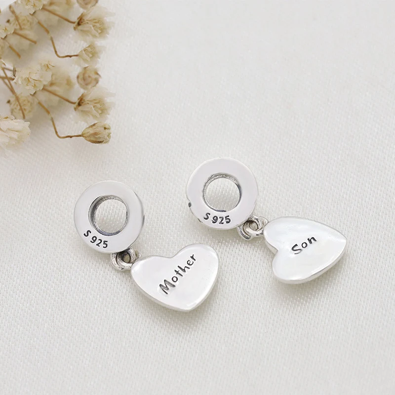 Title 3, Colgante de plata S925 con diseño de amor, rega...