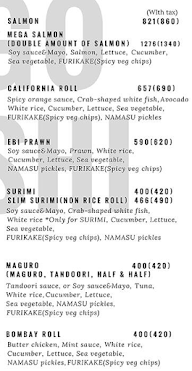 Yugo Sushi menu 5