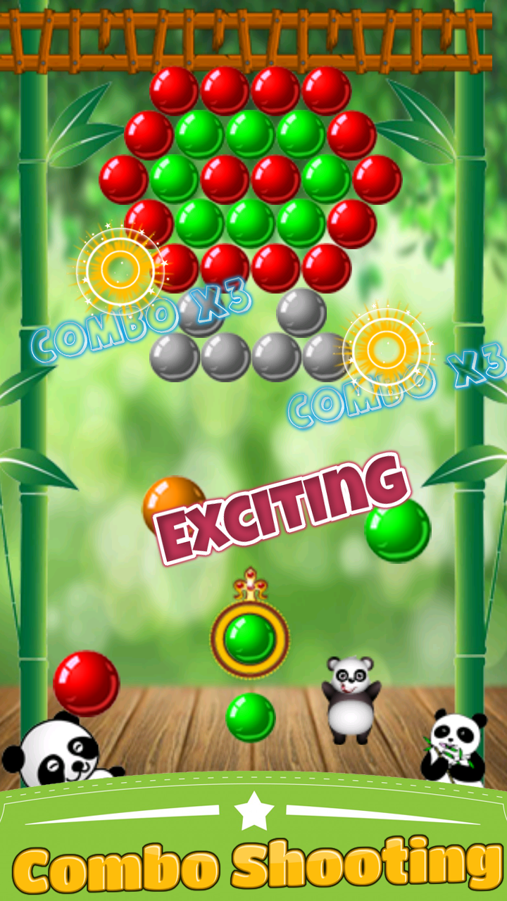 Bubble Panda Pop Screen 1