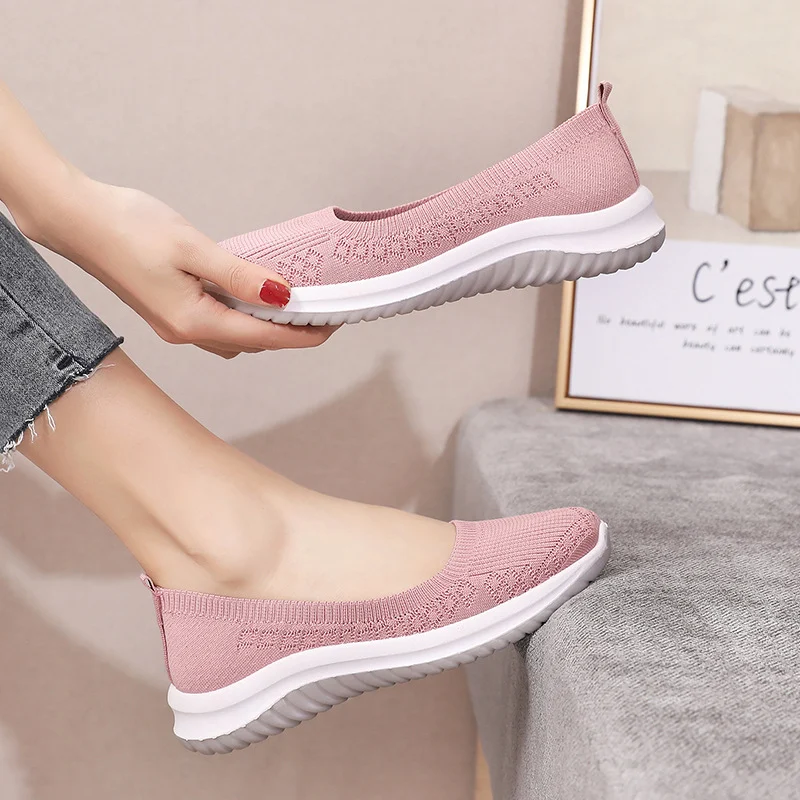 Damen Stoffschuhe atmungsaktiv weiche Sohle bequem, ideal für Alltag und Freizeit. Genießen Sie Komfort und Flexibilität.