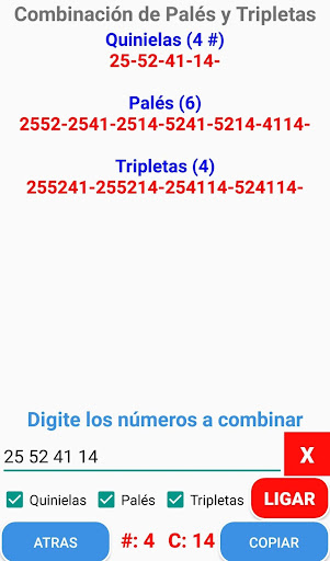 Numeros para hoy