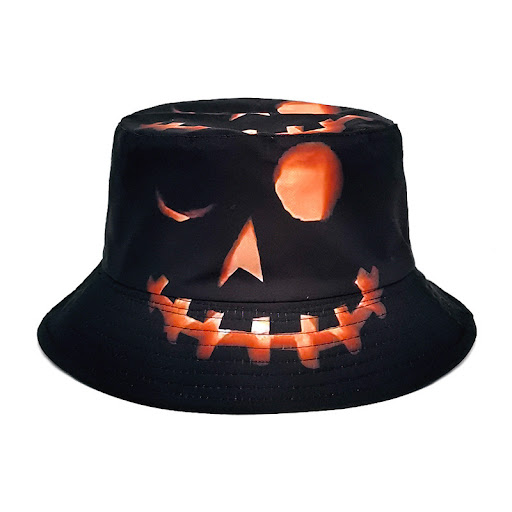 Title 5, Halloween Hats Creative Cartoon Pumpkin Grimace...