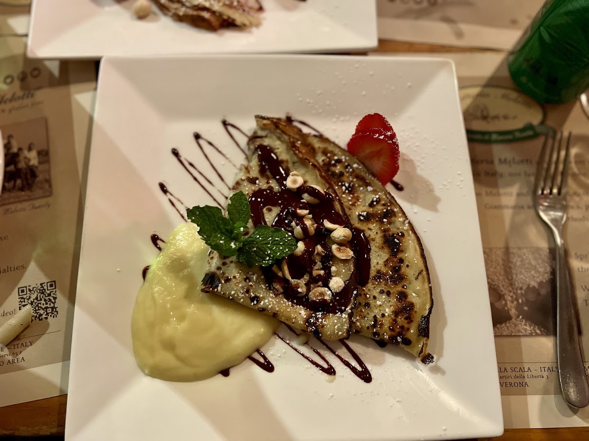 Gluten-Free Crepes at Risotteria Melotti