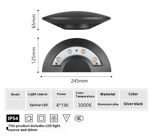 Title 10, Simple Led Outdoor Wall Lamp Indoor Waterproof ...