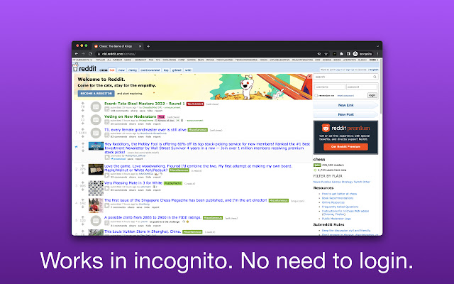 Old Reddit For Chrome