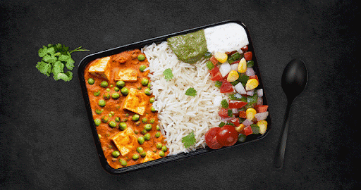 Matar Paneer Rice Bowl