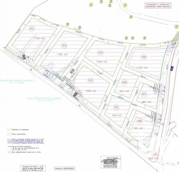 Vente terrain  760 m² à Beziers (34500), 195 000 €