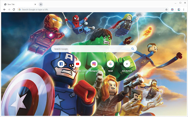 LEGO Wallpapers New Tab