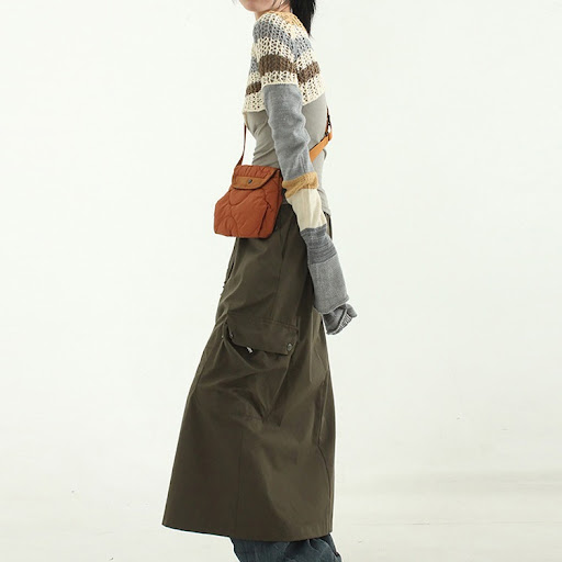 Title 2, Korean Style Nylon Rhombus Crossbody Bag Casual...