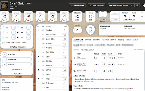 D&D Beyond Türkçe screenshot 1