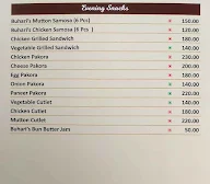 Buhari Hotel menu 3