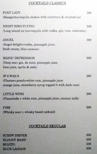 Cafe Hendrix menu 2