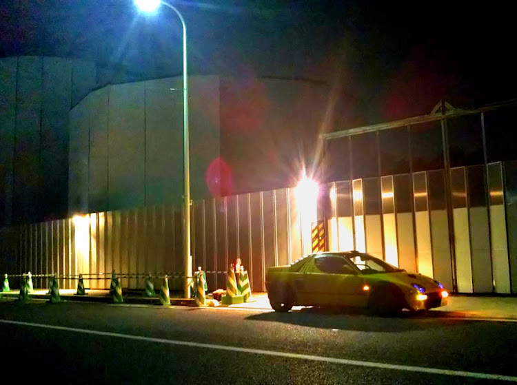 AZ-1の会社帰りに・工事中・金の屏風・給水塔に関するカスタム事例の投稿画像1枚目