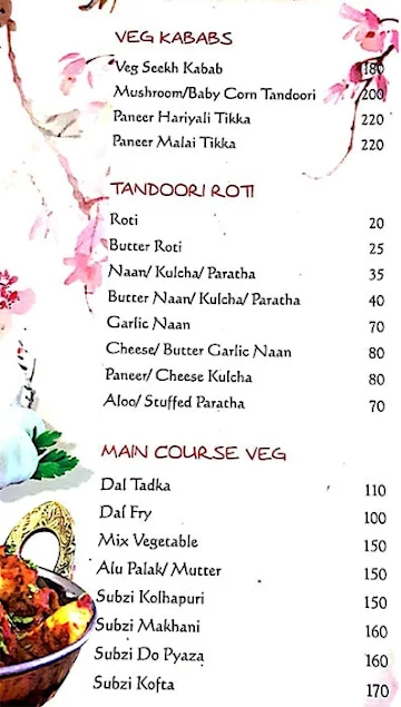 Ambika menu 