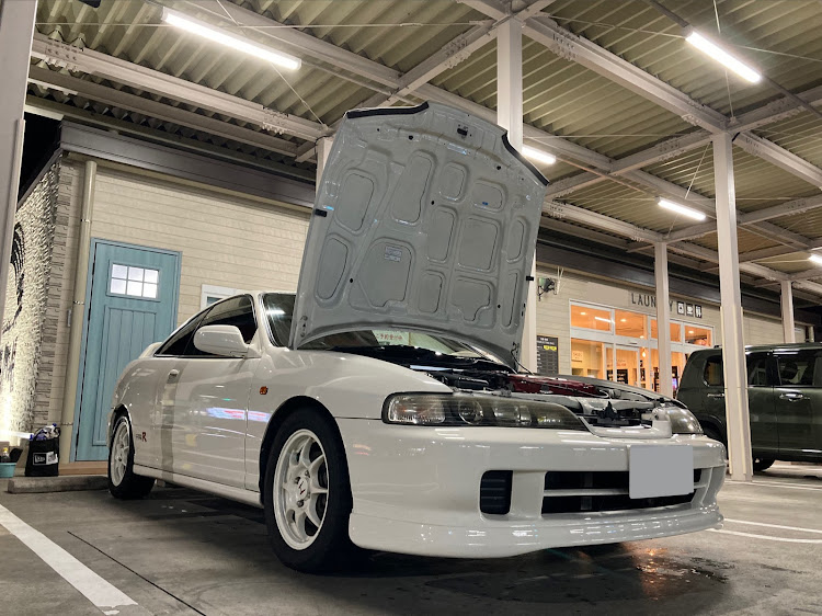 インテグラの洗車・Honda Racing THANKS DAY・準備万端・ツヤ・コイン洗車場に関するカスタム事例の投稿画像1枚目