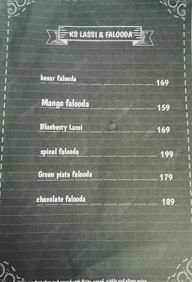 Ks Lassi & Falooda menu 4